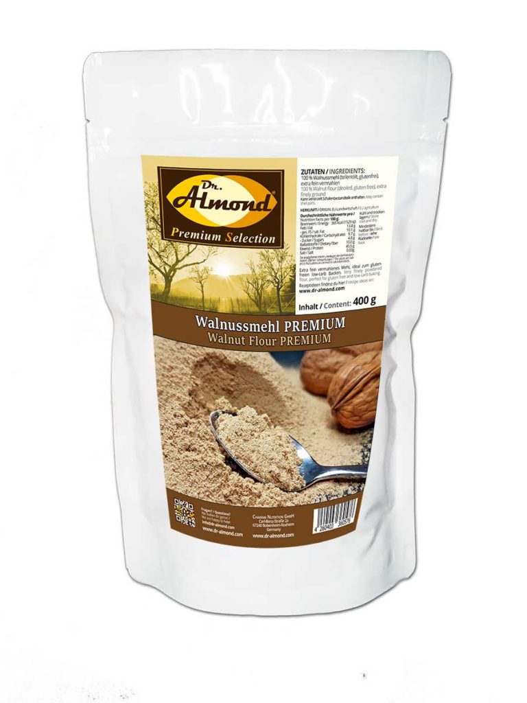 Walnut Flour PREMIUM low carb gluten free high protein deoiled micronised perfect for baking