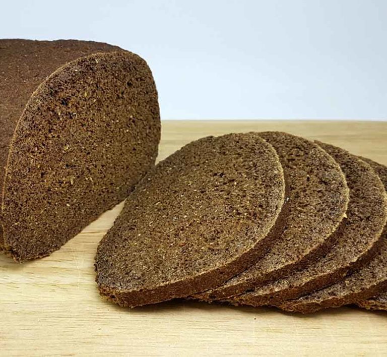 BLACK BREAD dark & rustic low carb gluten free paleo protein bread mix