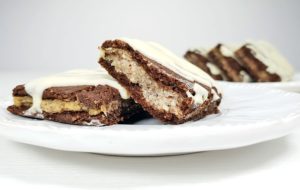 Recipe Cocoa Slice with Hazelnut Filling low-carb gluten-free