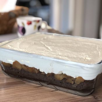 Recipe Brownie-Baked Apple Tiramisu low-carb gluten-free