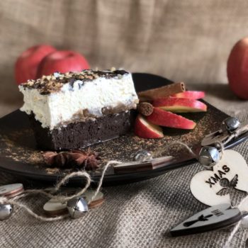 Recipe Brownie-Baked Apple Tiramisu low-carb gluten-free