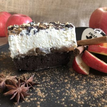 Recipe Brownie-Baked Apple Tiramisu low-carb gluten-free