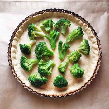 Recipe Vegetable Quiche with Broccoli and Tomatoes low-carb gluten-free